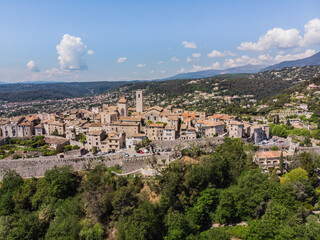 Fototapeta premium Drone Aerial France Village