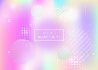 Fototapeta premium Gradient Design. Violet Tech Fluid. Minimal Presentation. Retro
