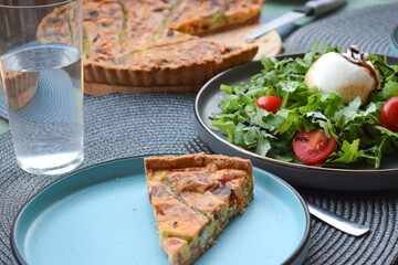 Burrata Salad with Cherry Tomatoes, Rucola and Balsamic Creme.