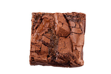 delicious delicious of chocolate cake isolated on white background