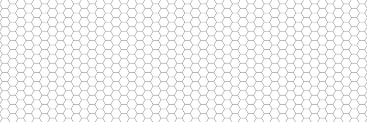 Hexagon white background. Geometric grid. Honeycomb texture. Honey wallpaper. Hex structure. Mosaic wall. Business presentation. Polygon cell banner. Computer data. Vector illustration