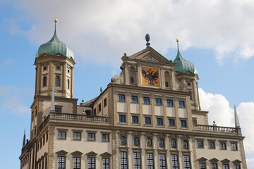 Naklejka premium Augsburg Town hall, Bavaria, Germany