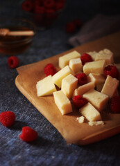 Pecorino romano - hard cheese from Lazio region, Italy