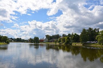 Fototapeta premium one of the days in sergiev posad