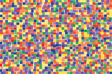 colorful pixel background, vector cubes
