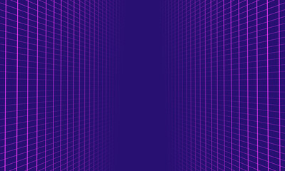 Vector illustration of metaverse dimension, technological and virtual space. Concept of automated digital technology. Metaverse mesh structure