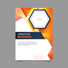 Gradient business workshop poster template. -  Vector.