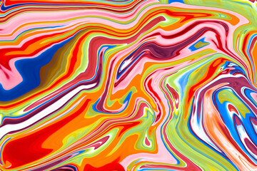 Marble ink colorful. multicolored marble pattern texture abstract background. can be used for background or wallpaper