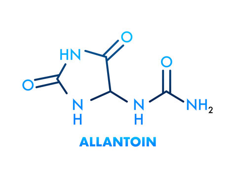 Molecular biology. Allantoin formula. Molecular biology. Allantoin formula, great design for any purposes