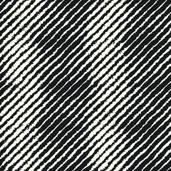 Monochrome Grunge Diagonal Stripes Pattern