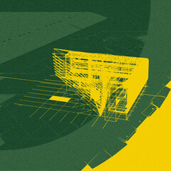 3d architectural drawing