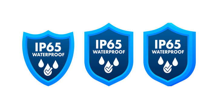 IP65 waterproof, water resistance level information sign