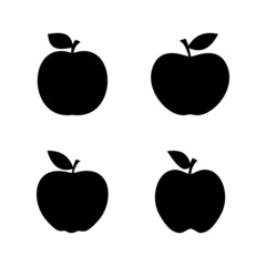 Apple icon vector. Apple sign and symbols for web design.
