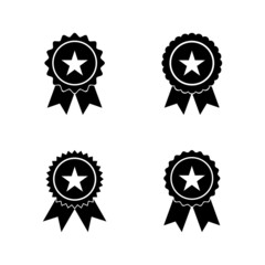 Badge icon vector. Awards icon vector. Achieve sign and symbols