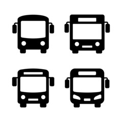 Bus icon vector. bus sign and symbol