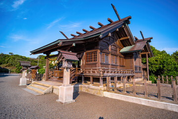 Ōmi Shrine in Hyuga Miyazaki, a waterfront Shinto shrine