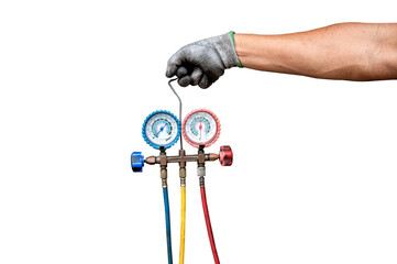 Hand hold Refrigerator pressure gauges, manometers,quipment Measure of Air Conditioner.car air...