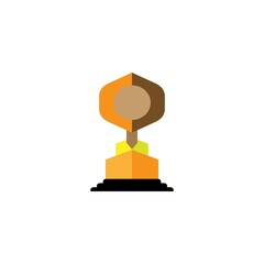 trophy icon vector illustration design