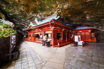 Udo Jingu, is the Japanese waterfront temple in Nichinan, Miyazaki, Japan
