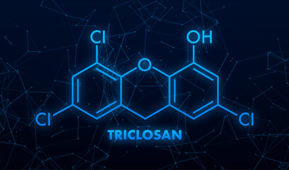 Triclosan formula. Triclosan formula, great design for any purposes