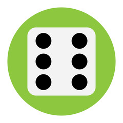 Fototapeta premium Dice icon