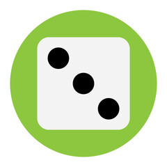 Fototapeta premium Dice icon