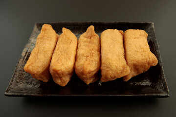 Inari sushi on the table