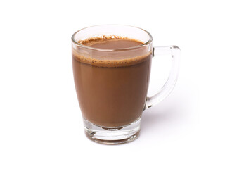 glass of coffee with chocolate