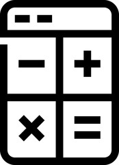 Obraz premium Calculator Icon