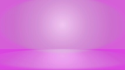 Purple empty Room space with Spot Light. elegant empty room with white spot light on floor. 3D rendering