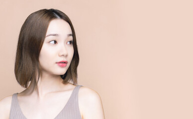 Fototapeta premium 女性の美容イメージ スキンケア