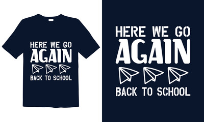 Fototapeta premium Back to school T-shirt, Hello preschool, Kindergarten. Best for fashion graphics, t-shirt prints, posters, stickers, décor elements, t-shirts, and prints.