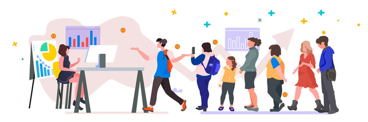 businesspeople analyzing financial statistics data teamwork financial growth business development concept