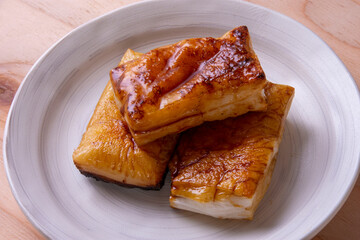 しょうゆで味付けした磯辺餅