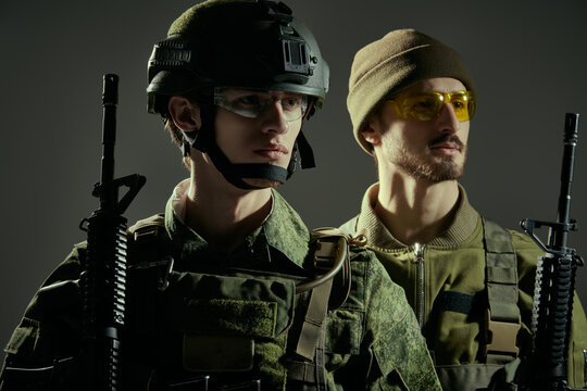 brave infantry soldiers
