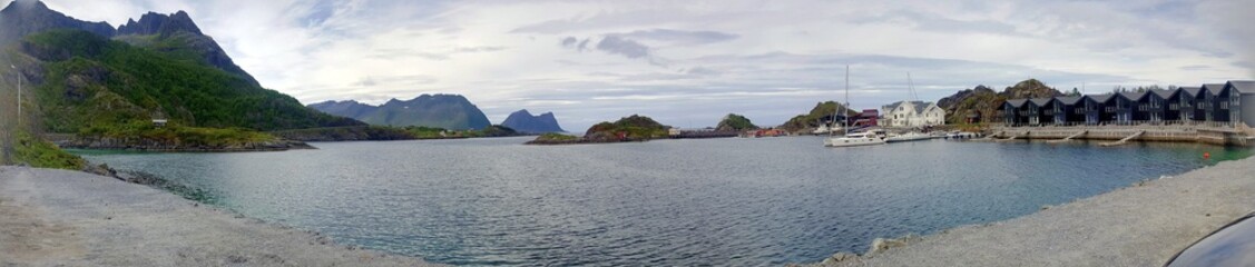 Obraz premium view of the lake