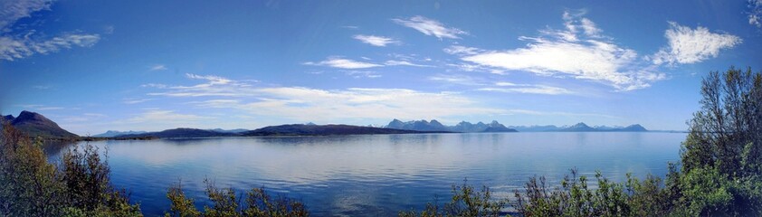 sunset over the lake