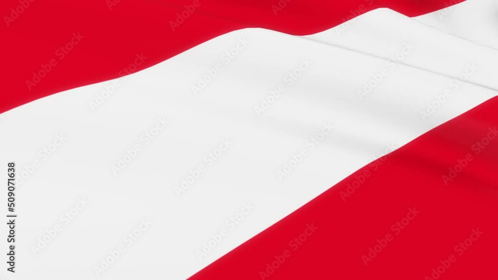 Poster loop of austria flag waving in wind texture background columbia flag. columbia flag video waving in 
