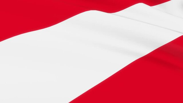 Loop of Austria flag waving in wind texture background Columbia flag. Columbia flag video waving in wind