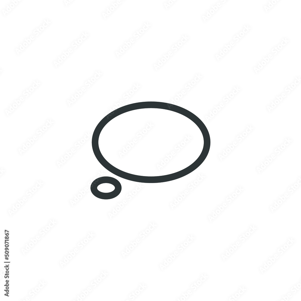 Poster vector sign of the speech bubbles symbol is isolated on a white background. speech bubbles icon colo