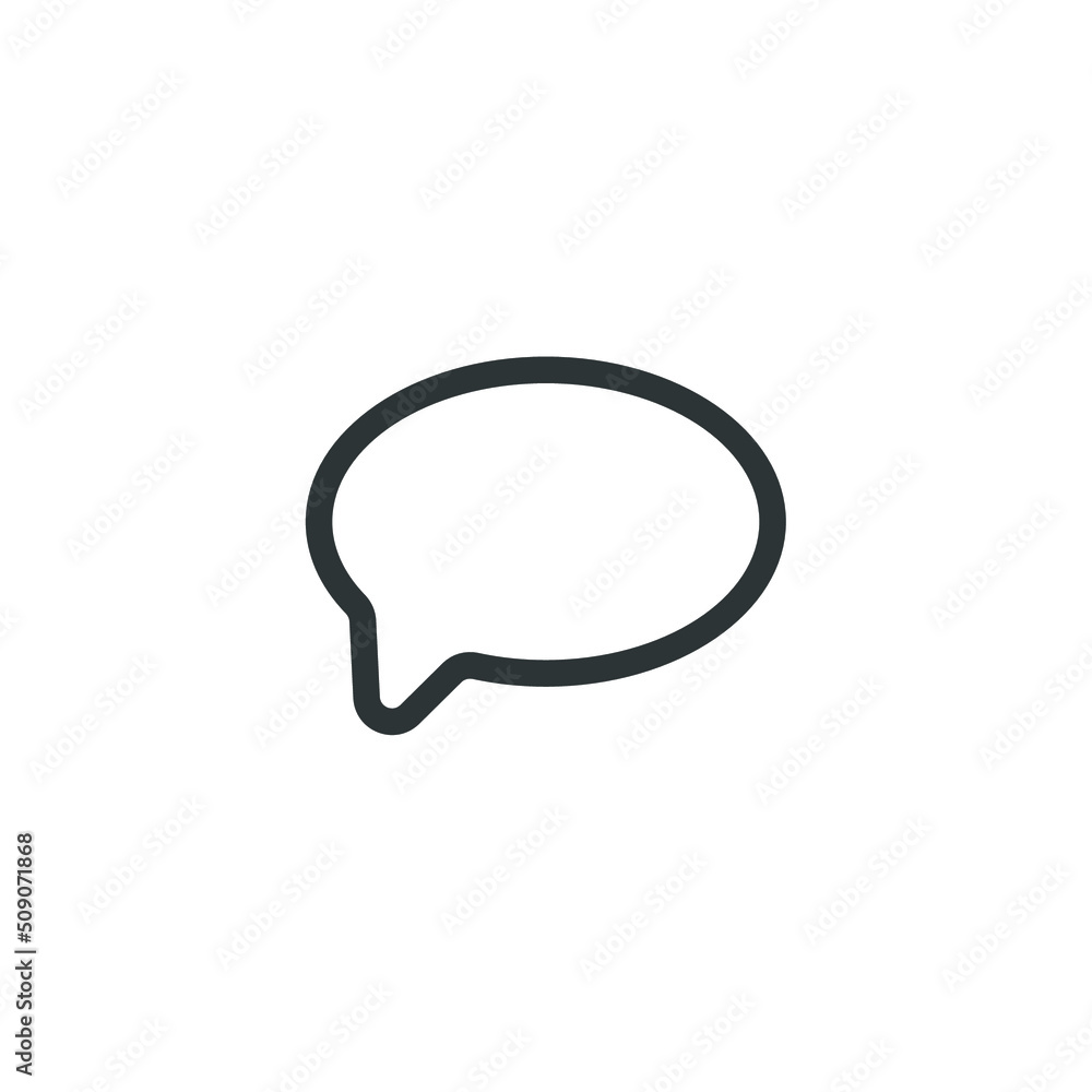 Poster vector sign of the speech bubbles symbol is isolated on a white background. speech bubbles icon colo