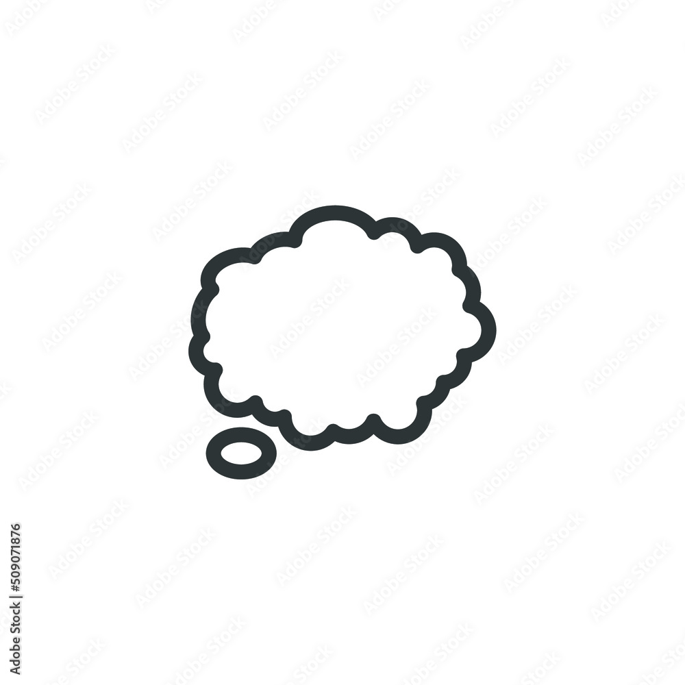 Poster vector sign of the speech bubbles symbol is isolated on a white background. speech bubbles icon colo