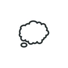 Vector sign of the speech bubbles symbol is isolated on a white background. speech bubbles icon color editable.