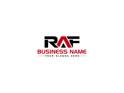 Letter RAF Logo Icon Design, Creative ra Logo Letter Vector Art For All Kind Of use