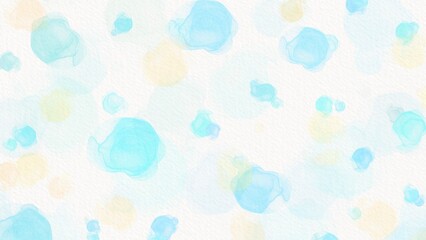 絵の具の滲み模様の背景素材　ドット柄