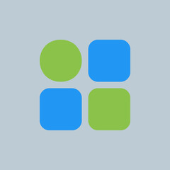 Menu icon in flat style about essentials, use for website mobile app presentation