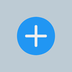 Obraz premium Add icon in flat style about essentials, use for website mobile app presentation