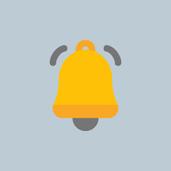Notification icon in flat style about essentials, use for website mobile app presentation