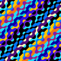 Geometric abstract pattern. Intersection style