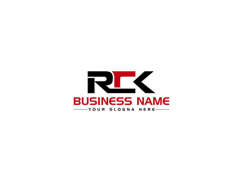 Letter RCK Logo Icon Design, Creative RC Logo Letter Vector Art For Business